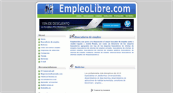 Desktop Screenshot of empleolibre.com