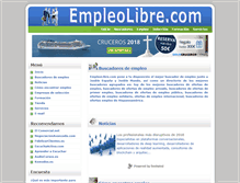 Tablet Screenshot of empleolibre.com